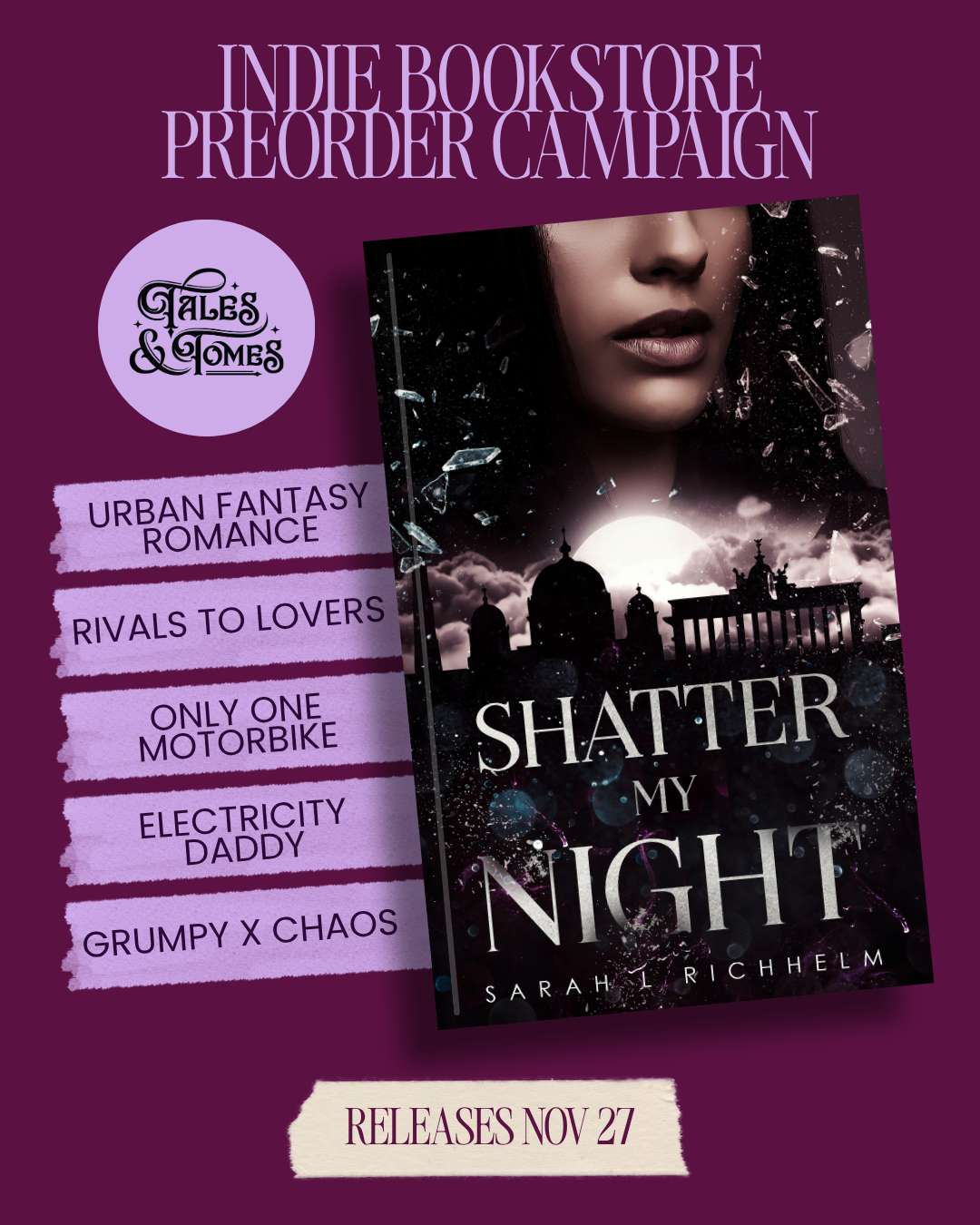 PREORDER Shatter My Night