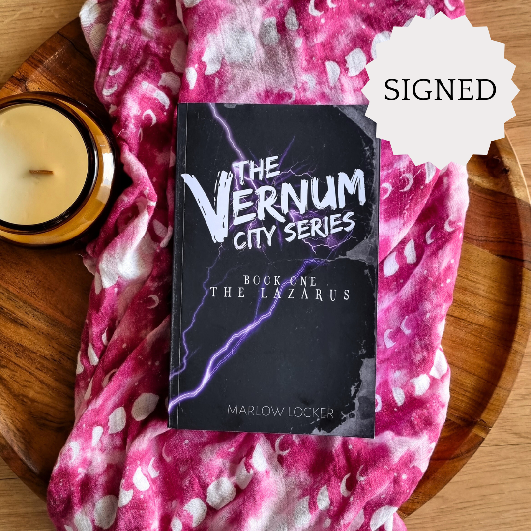 Signed | The Lazarus by Marlow Locker (The Vernum City Series #1)