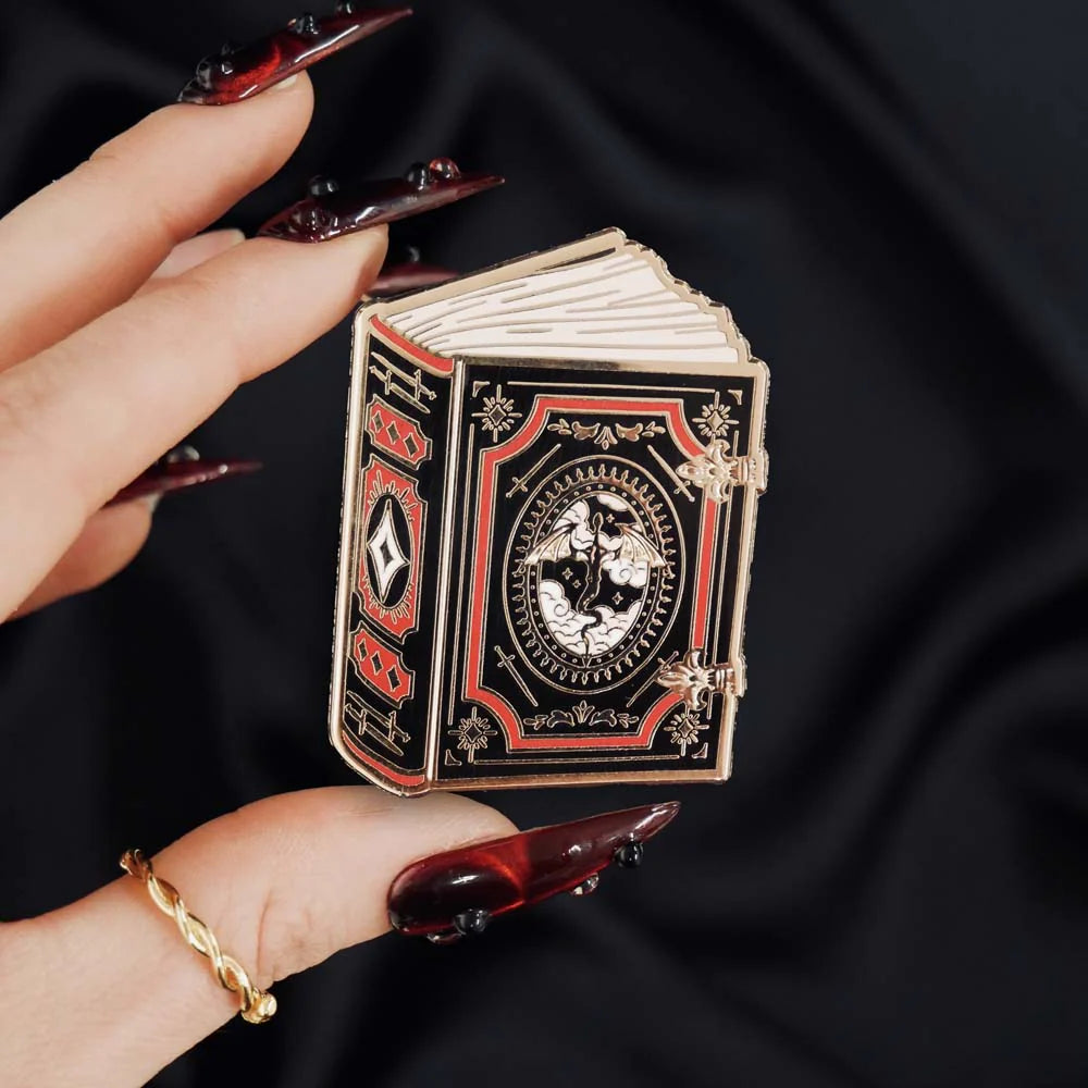 Dragon Tome Enamel Pin