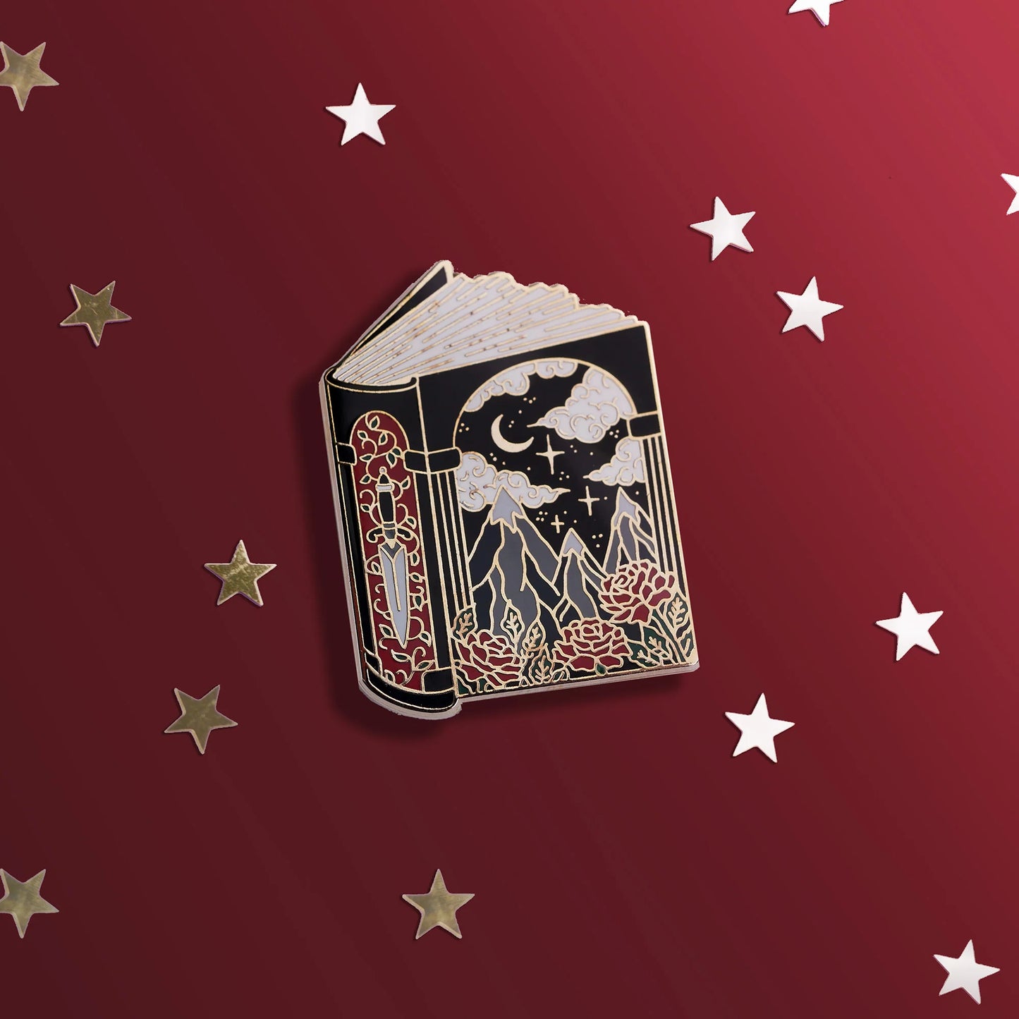 Roses & Thorns Enamel Pin