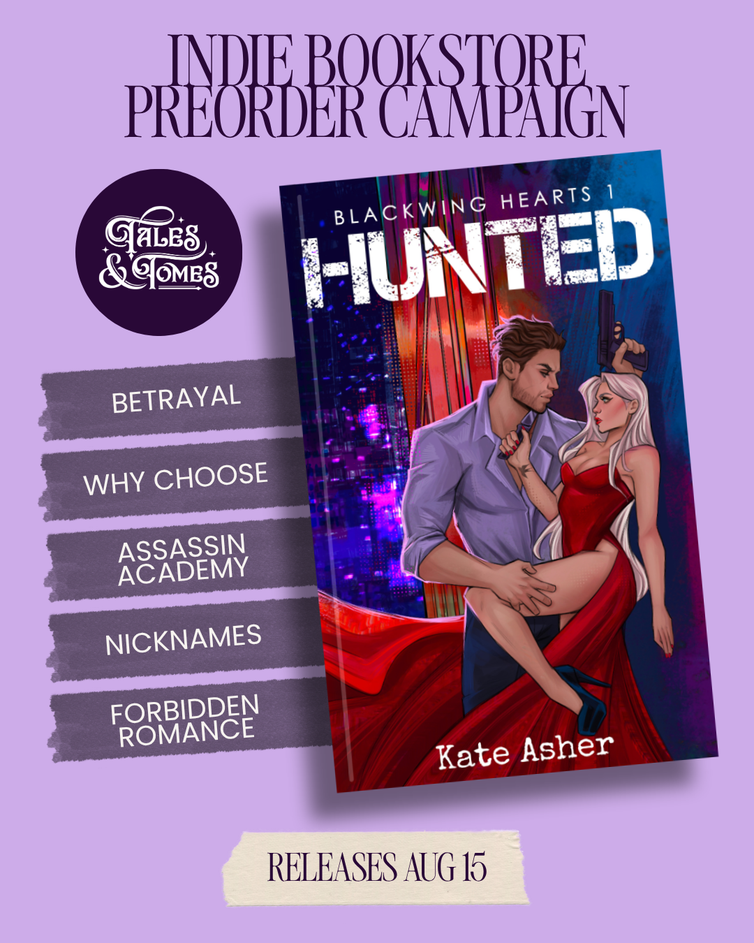 PREORDER Hunted (Blackwing Hearts #1)