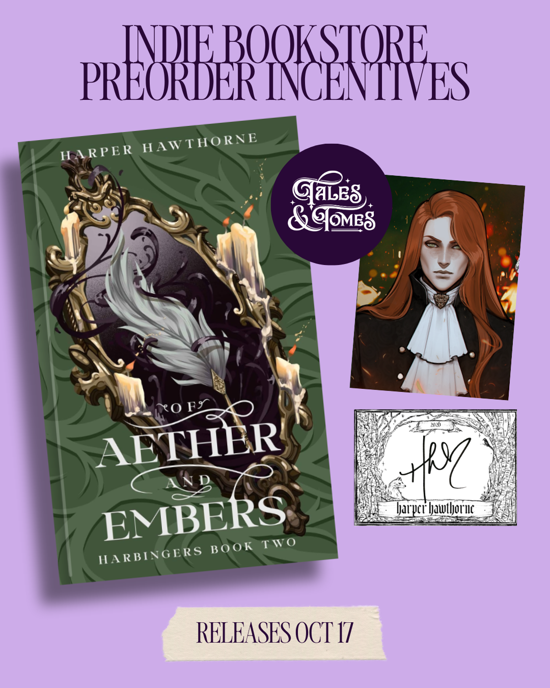 PREORDER Of Aether and Embers (Harbingers #2)