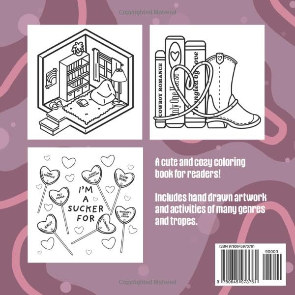 Bookish & Cozy Colouring Book