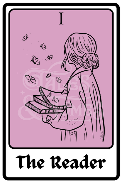 The Reader Tarot Sticker