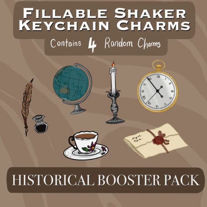 Bookshelf Shaker Keychain & Standee