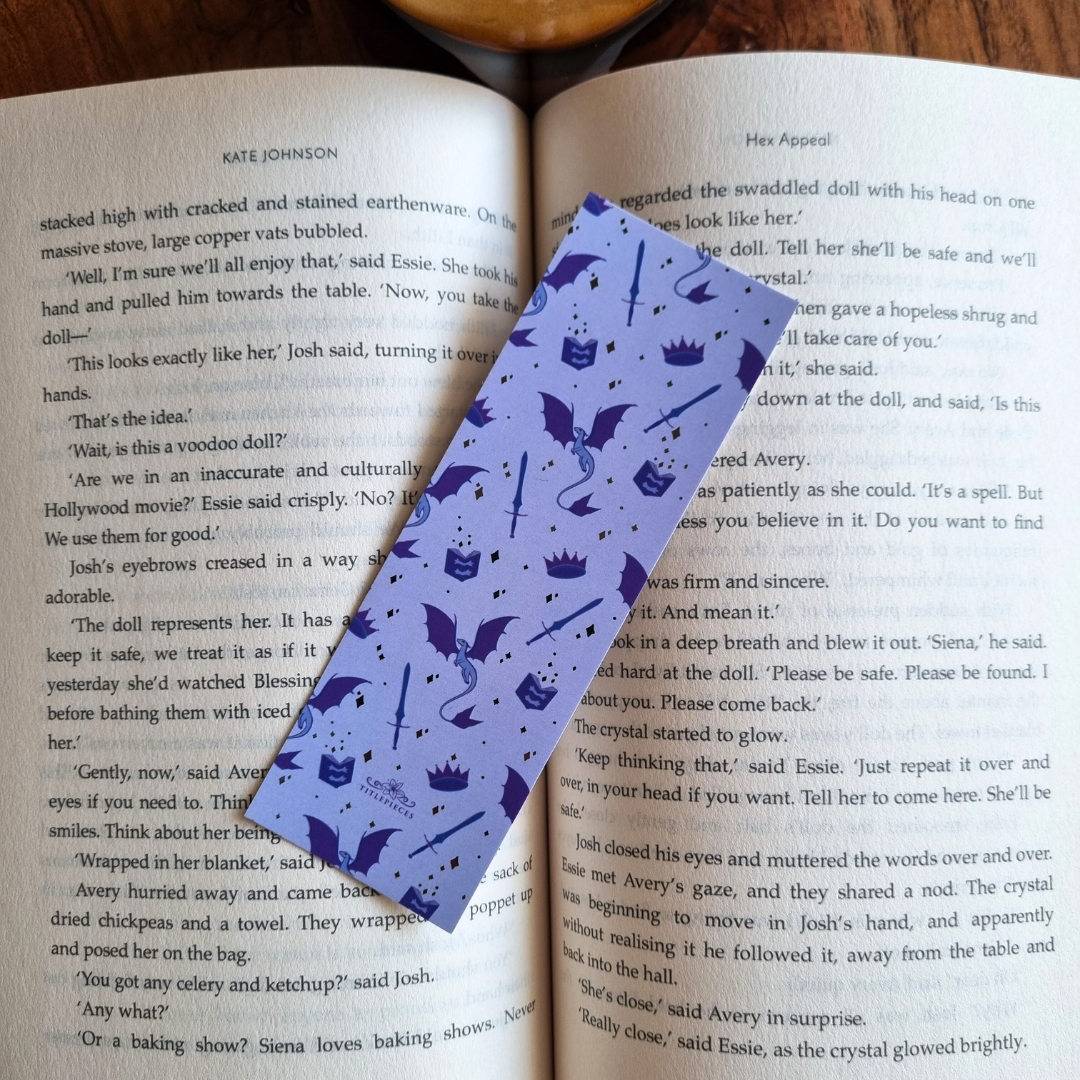 Just My Type Genre Foil Bookmarks