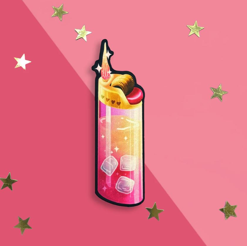 Slow Burn Romance Sticker