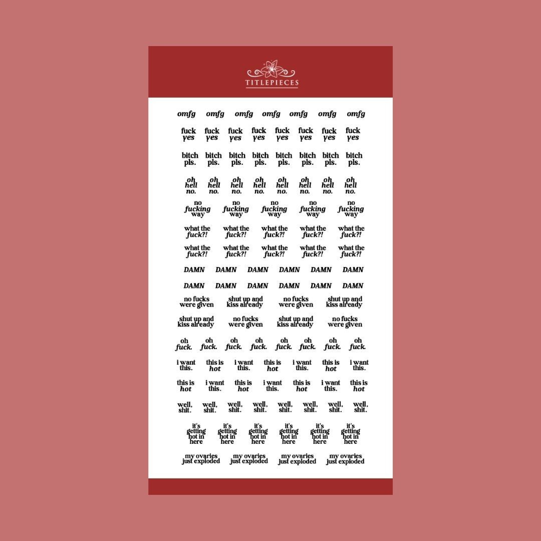 Spicy Text Annotation Stickers