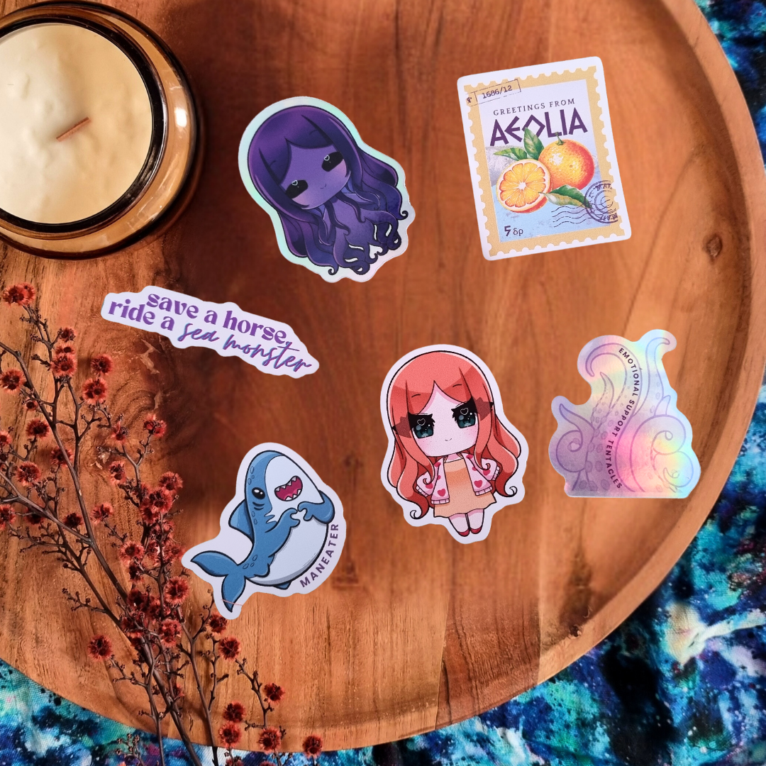 Seducing Scylla Stickers